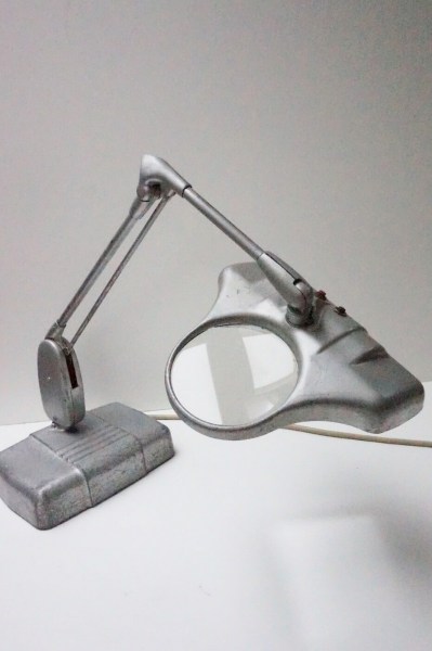 vintage Dazor M-270 Magnifier jeweler Desk Lamp Floating architects watch repair bureaulamp vergrootlamp 001